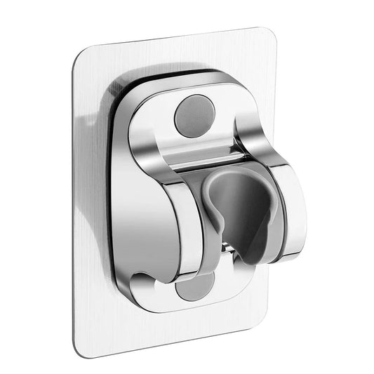Typheron™ Adjustable Sticker Shower Holder (Silver)